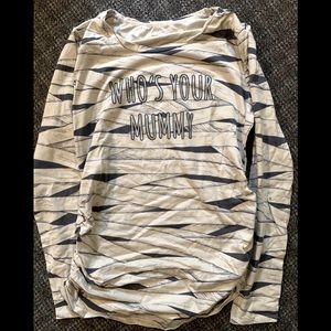 Who's your mummy maternity Halloween outfit